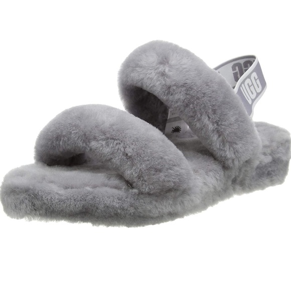 NWOT Ugg Women’s Oh Yeah Slipper Soft Amethyst Gray Size 9 - Picture 2 of 13